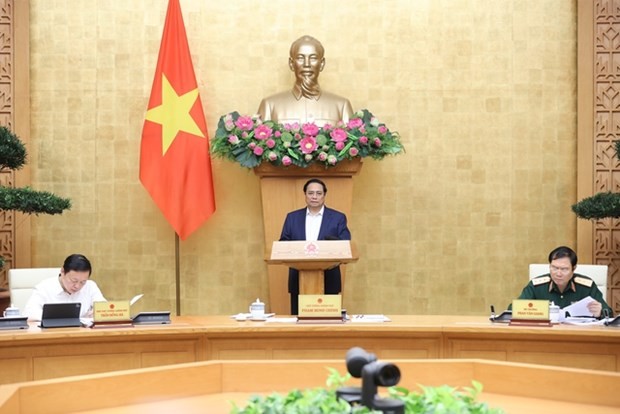 PM Pham Minh Chinh chairs monthly Government law-building session