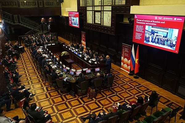 Russian, Vietnamese university rectors gather in Moscow: Second Forum of Rectors