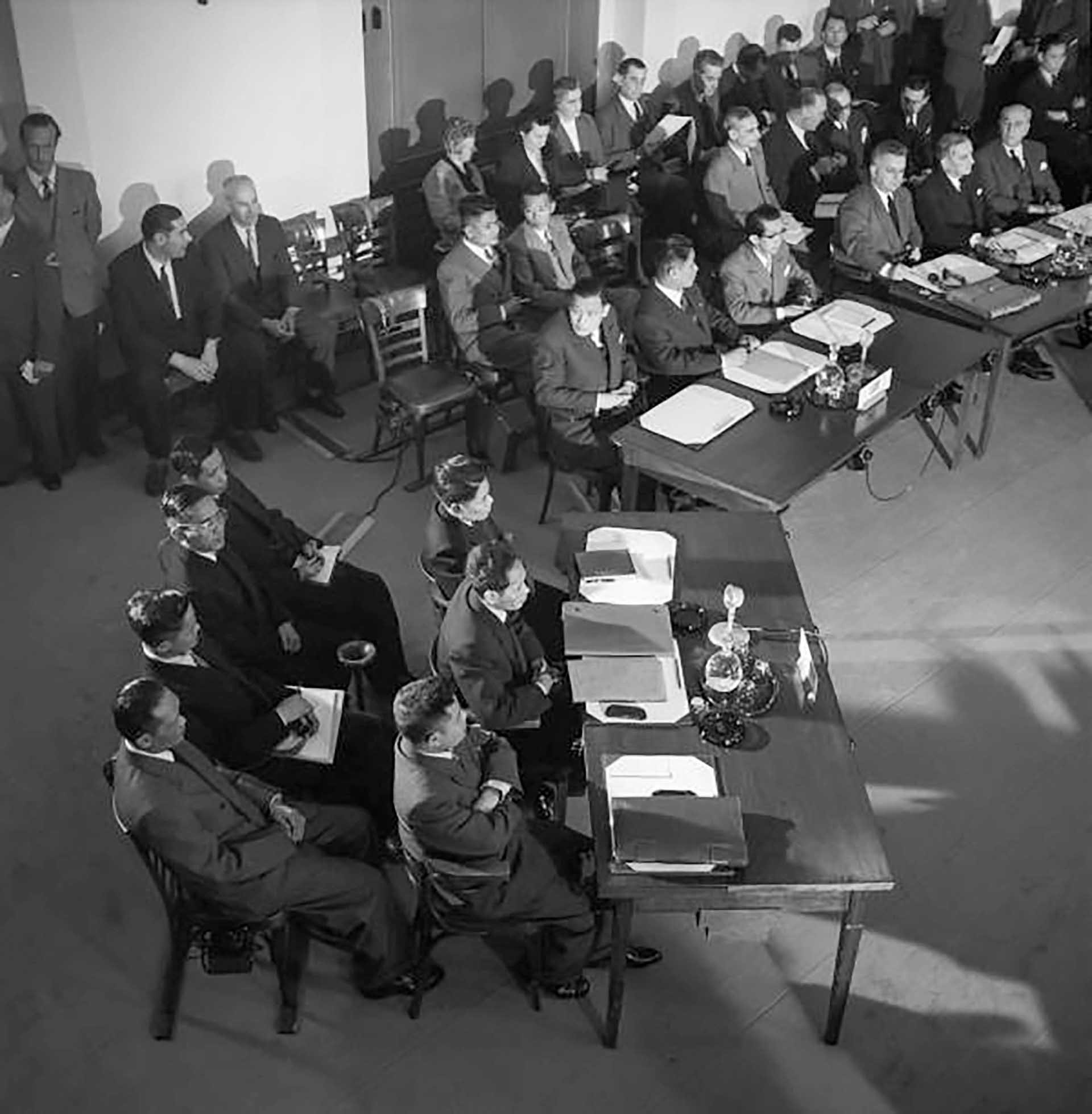 Đoàn Việt Nam DCCH tại Hội nghị Geneva 1954. (Nguồn: Gettyimages)