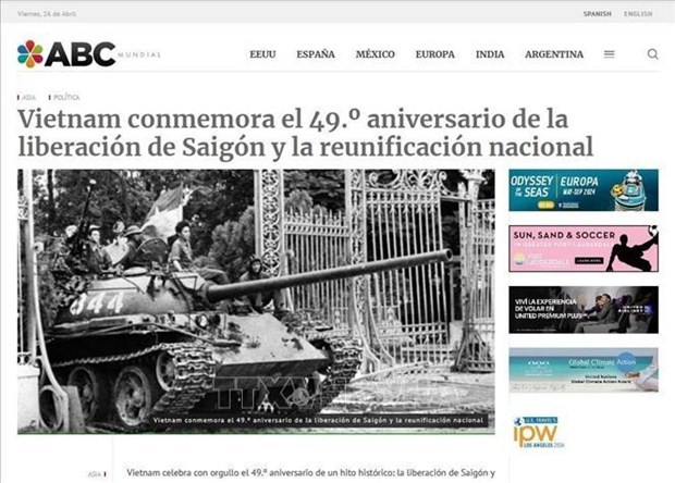 Argentine press features Vietnam’s victory on April 30, 1975 Argentine press features Vietnam’s victory on April 30, 1975