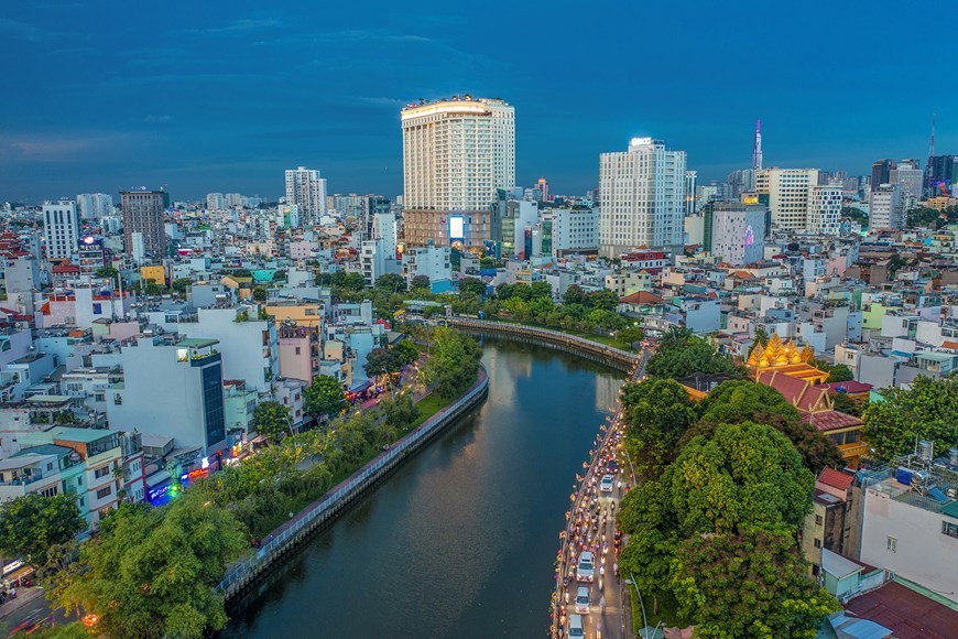 Glamorous beauty of Ho Chi Minh City from above