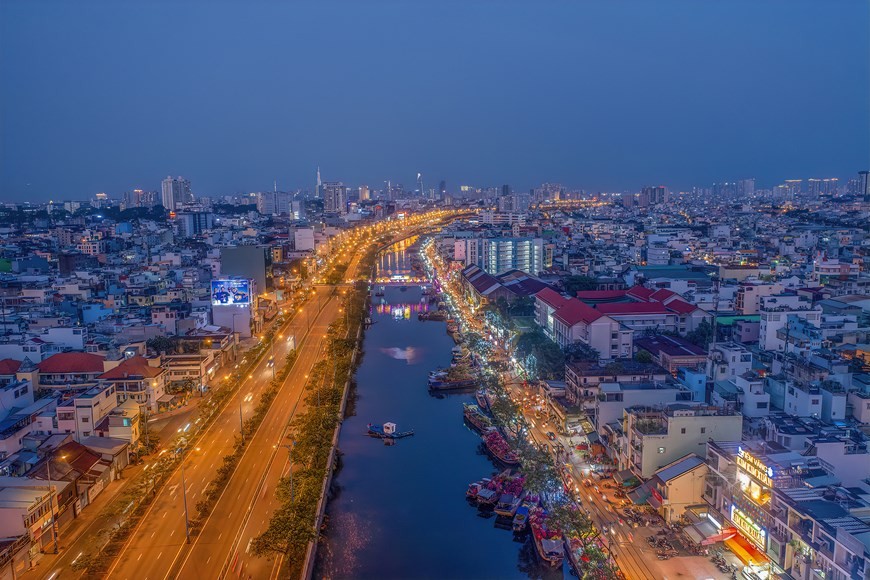 Glamorous beauty of Ho Chi Minh City from above