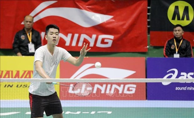 Badminton player Le Duc Phat ranks 37th in the latest Badminton World Federation rankings. (Photo: VNA)