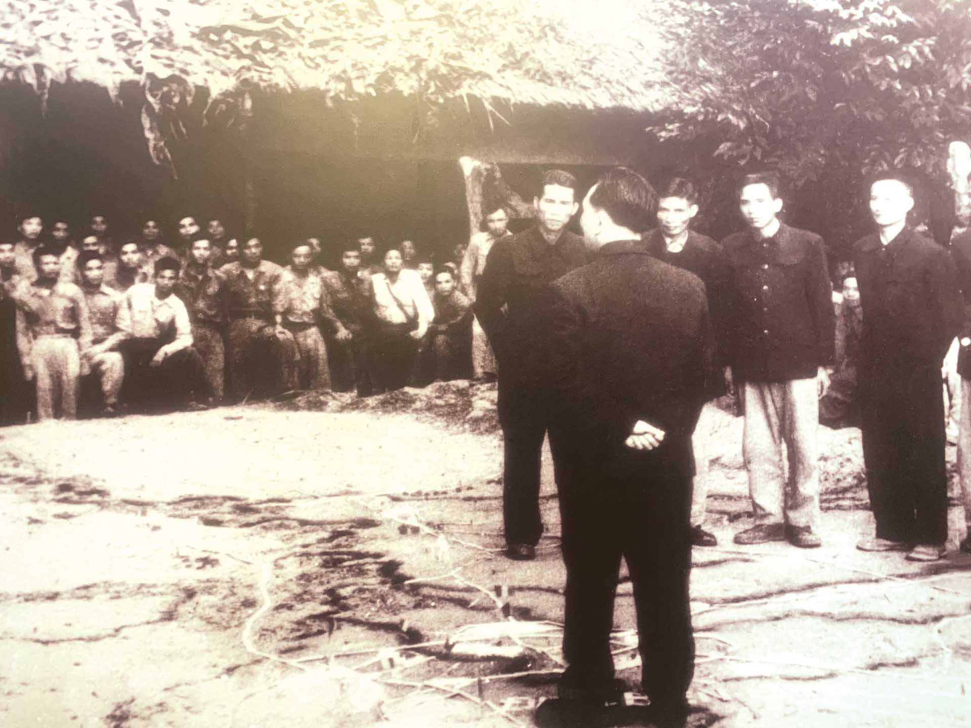 General Vo Nguyen Giap with  Dien Bien Phu campaign