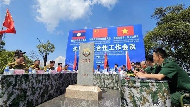 Vietnam, Laos, China held trilateral meeting to enhance border management cooperation