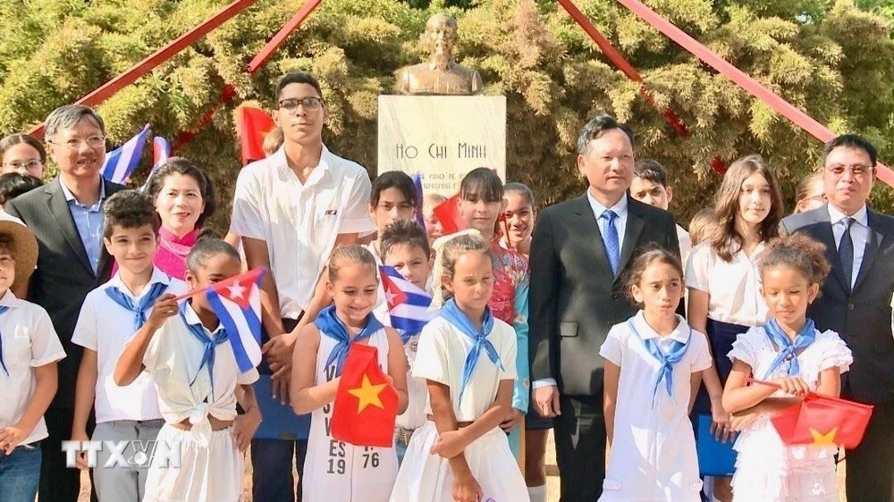 Participants at the ceremony (Photo: VNA)