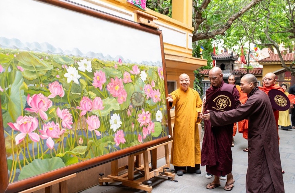 The Supreme Patriarch of Myanmar visits Vietnam on Buddha's Birthday in 2024