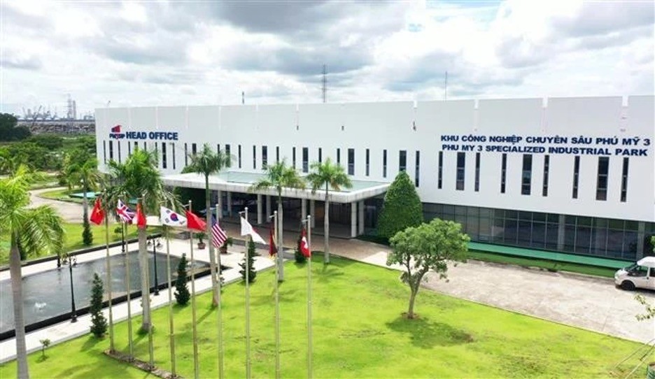 The industrial real estate market, particularly in the southern region, holds steady in the first months of this year. (Photo: VNA)