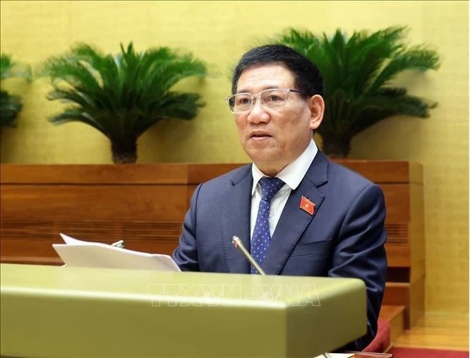 Minister of Finance Ho Duc Phoc delivered report on financial-budget tasks Minister of Finance Ho Duc Phoc delivered report on financial-budget tasks