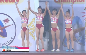 Vietnamese athletes win gold medal at 2024 Asian Relay Championship Vietnamese athletes win gold medal at 2024 Asian Relay Championship