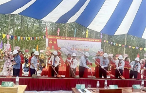 Work on 2.36 million USD rubber processing plant in Dien Bien starts
