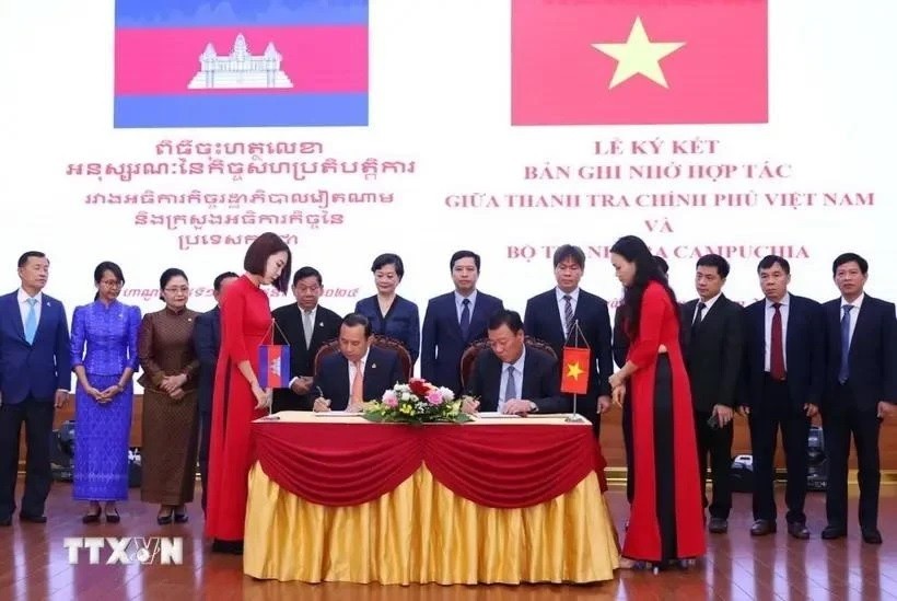 Vietnam, Cambodia officials step up cooperation on inspection Vietnam, Cambodia officials step up cooperation on inspection