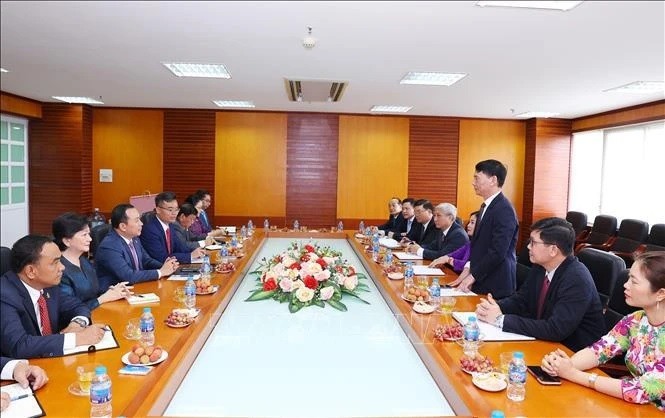 Cambodian Minister of Inspection visits Inspector Training College Cambodian Minister of Inspection visits Inspector Training College