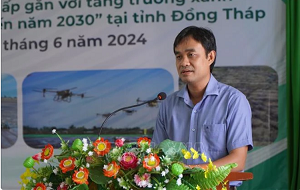 Dong Thap launches exemplary model of high-quality low-emission rice production Dong Thap launches exemplary model of high-quality low-emission rice production