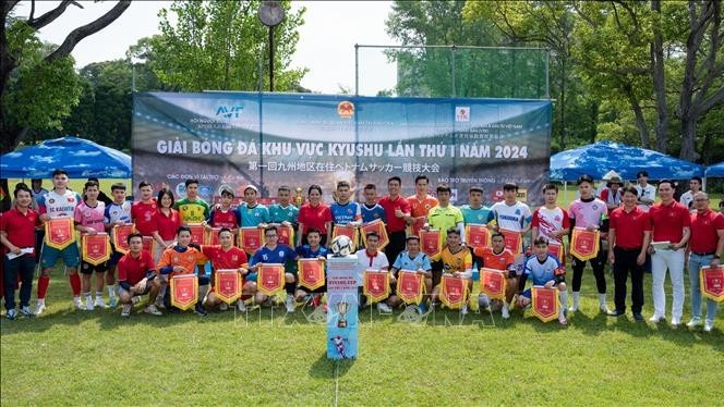 Football tournament held for Vietnamese community in Japan’s Kyushu