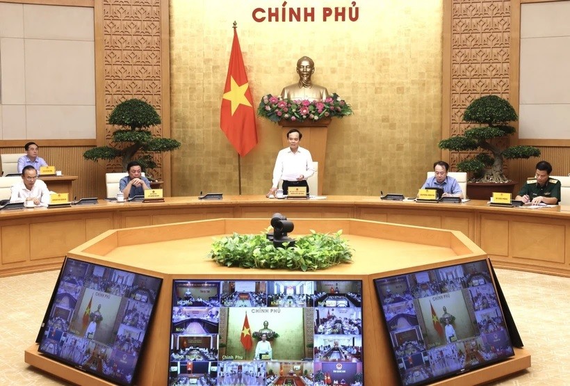 Deputy PM Tran Luu Quang held online conference urging strict punishment against fishing violations