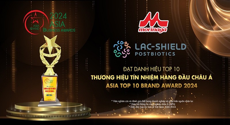 Morinaga Nutritional Foods Vietnam Recognized with Asia Top Brand Award 2024