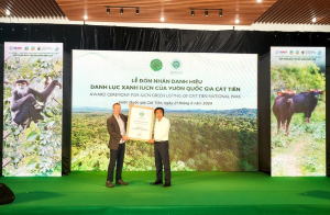 Cat Tien national park officially joins IUCN green list Cat Tien national park officially joins IUCN green list