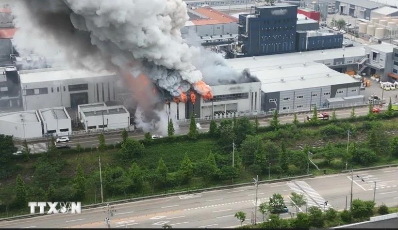 No Vietnamese reported injured or dead in RoK’s battery plant fire: Embassy No Vietnamese reported injured or dead in RoK’s battery plant fire: Embassy