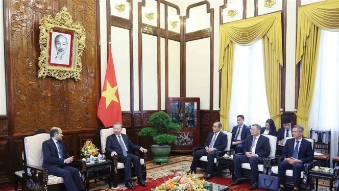 President To Lam receives Indian Ambassador