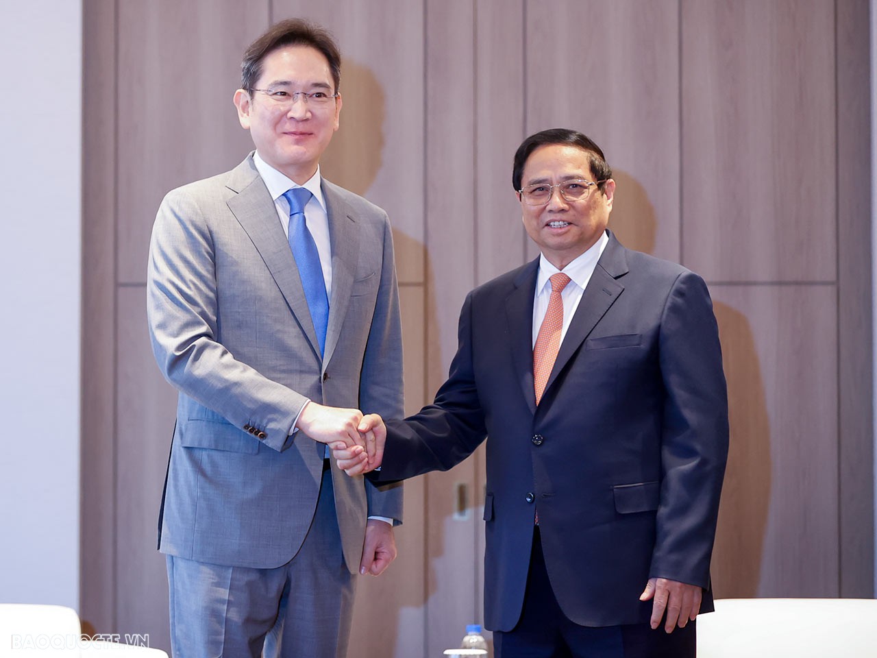 PM Pham Minh Chinh receives Samsung Electronics Lee Jae Yong in Seoul PM Pham Minh Chinh receives Samsung Electronics Lee Jae Yong in Seoul