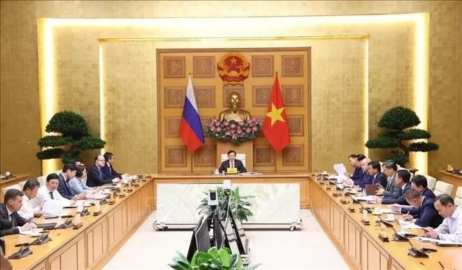 Vietnam, Russia Deputy Prime Ministers hold online meeting Vietnam, Russia Deputy Prime Ministers hold online meeting