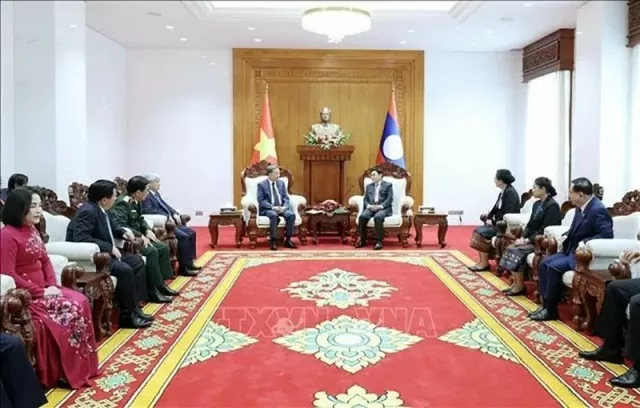 President To Lam, Lao NA Chairman Saysomphone Phomvihane reaffirme great friendship, special solidary President To Lam, Lao NA Chairman Saysomphone Phomvihane reaffirme great friendship, special solidary