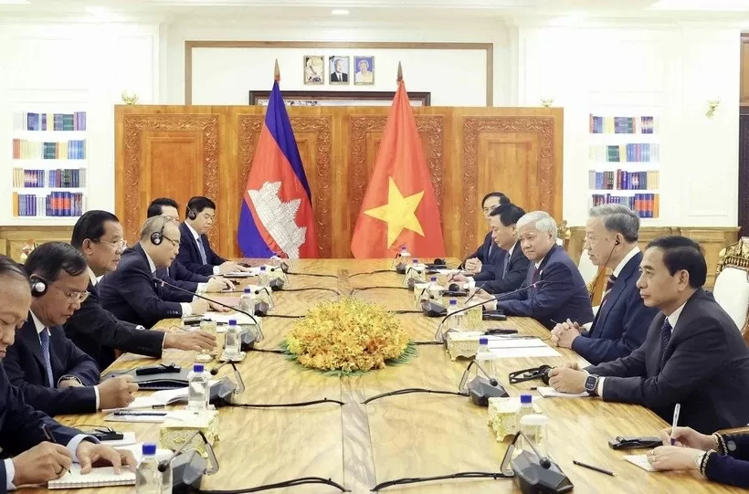 President To Lam, Cambodia’s CPP, Senate President Samdech Techo Hun Sen hold talks President To Lam, Cambodia’s CPP, Senate President Samdech Techo Hun Sen hold talks