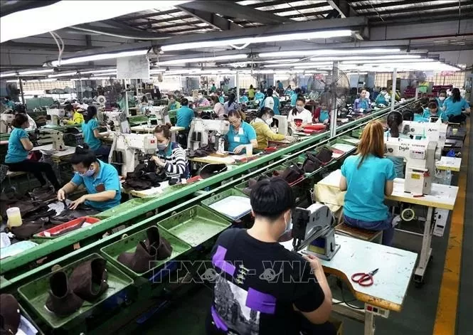 At an apparel factory in Ho Chi Minh City. At an apparel factory in Ho Chi Minh City.