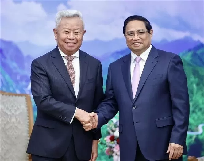 PM Pham Minh Chinh receives AIIB President, strengthening ties for strategic infrastructure development PM Pham Minh Chinh receives AIIB President, strengthening ties for strategic infrastructure development