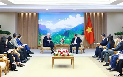 Prime Minister receives experts of Fulbright University Vietnam Prime Minister receives experts of Fulbright University Vietnam