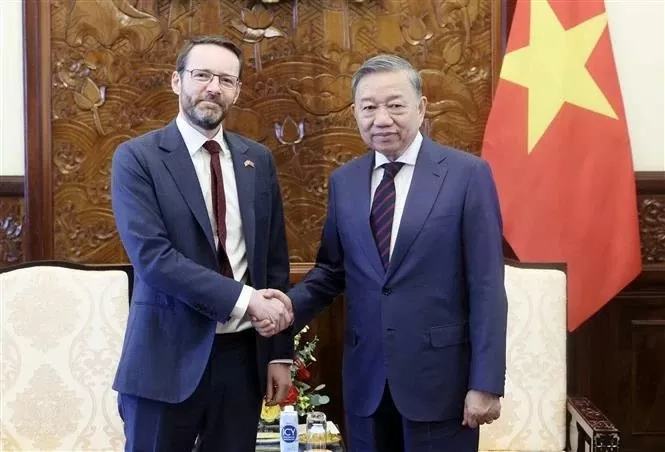 President To Lam recevies Ambassador Iain Frew, highlighting new motives for Vietnam-UK cooperation President To Lam recevies Ambassador Iain Frew, highlighting new motives for Vietnam-UK cooperation