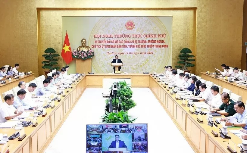 PM Pham Minh Chinh chairs Government’s conference calling for comprehensive digital transformation PM Pham Minh Chinh chairs Government’s conference calling for comprehensive digital transformation