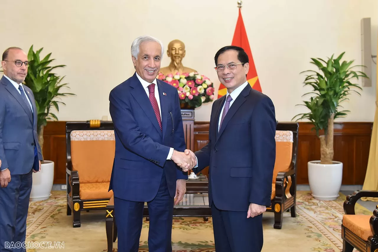 FM Bui Thanh Son receives Qatari Minister of State, lauding outcomes of political consultation FM Bui Thanh Son receives Qatari Minister of State, lauding outcomes of political consultation