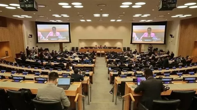 An overview of the United Nations High-level Political Forum on Sustainable Development. (Photo: VNA) An overview of the United Nations High-level Political Forum on Sustainable Development. (Photo: VNA)