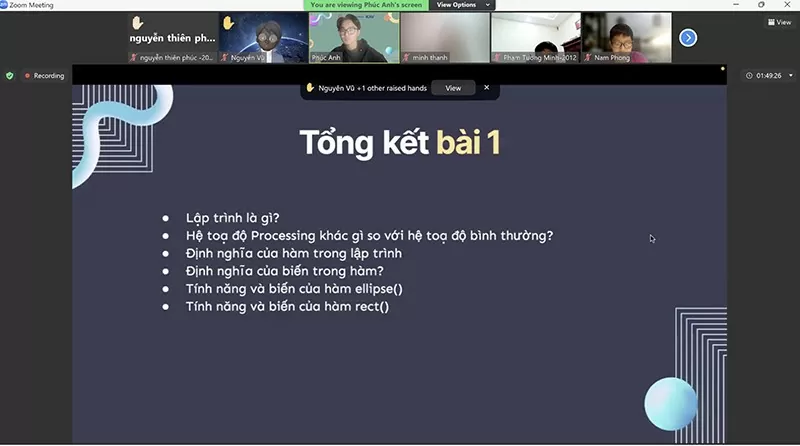 Open Class about programming held by Phuc Anh. Open Class about programming held by Phuc Anh.