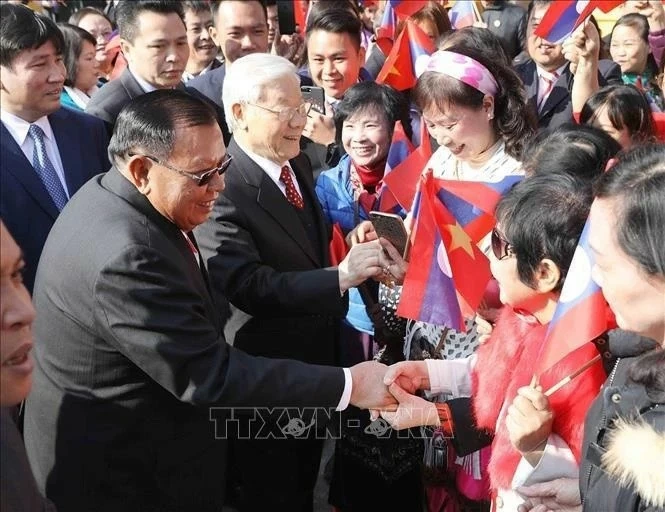 Former Lao leader praises General Secretary Nguyen Phu Trong as visionary leader, skilled diplomat Former Lao leader praises General Secretary Nguyen Phu Trong as visionary leader, skilled diplomat
