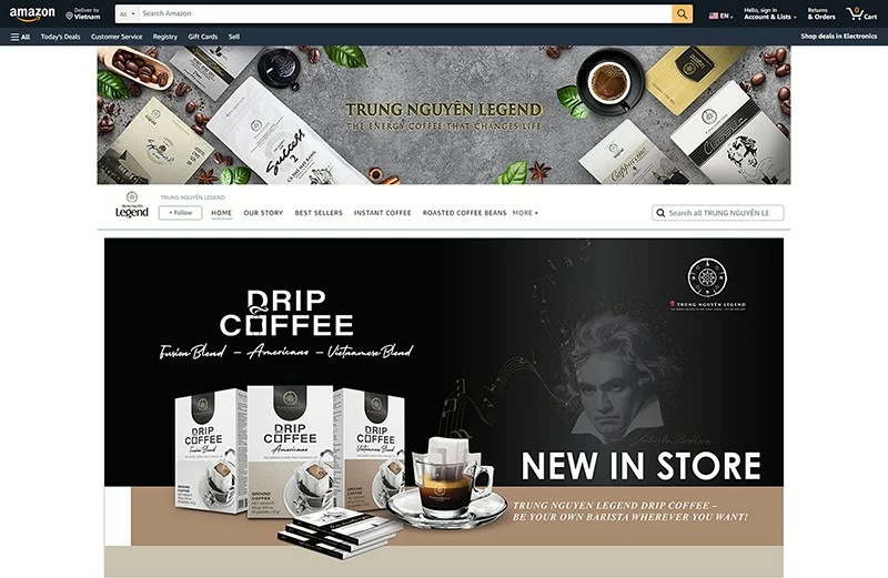 Trung Nguyen Legend’s energy-boosting coffee products consistently rank in Amazon's Top 20 best-selling instant coffee products. Trung Nguyen Legend’s energy-boosting coffee products consistently rank in Amazon's Top 20 best-selling instant coffee products.
