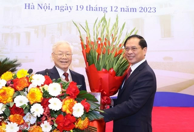 Party General Secretary Nguyen Phu Trong leaves great legacy for Vietnam’s diplomacy: Foreign Minister's interview Party General Secretary Nguyen Phu Trong leaves great legacy for Vietnam’s diplomacy: Foreign Minister's interview