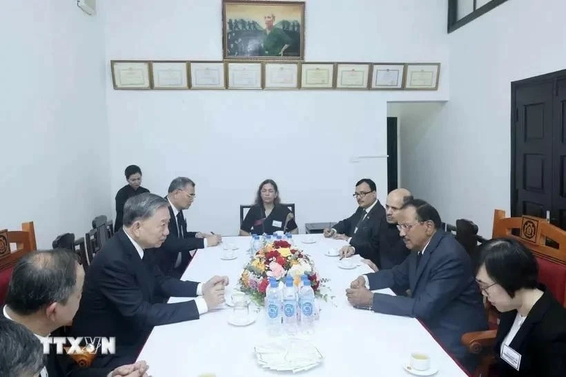 President To Lam receives National Security Advisor of India Ajit Doval President To Lam receives National Security Advisor of India Ajit Doval