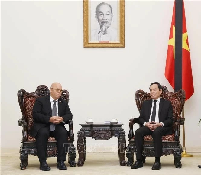Deputy PM Tran Luu Quang receives Minister of War Veterans and Rights Holders of Algeria Deputy PM Tran Luu Quang receives Minister of War Veterans and Rights Holders of Algeria