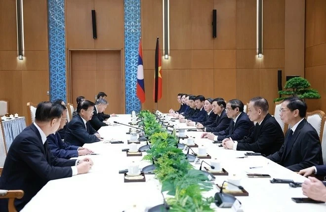 Prime Minister meets Lao Party General Secretary Prime Minister meets Lao Party General Secretary