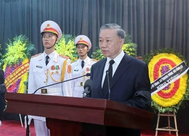 Eulogy delivered at memorial service for Party General Secretary Nguyen Phu Trong Eulogy delivered at memorial service for Party General Secretary Nguyen Phu Trong