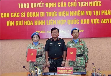 Two more Vietnamese military officers to join UN peacekeeping forces Two more Vietnamese military officers to join UN peacekeeping forces