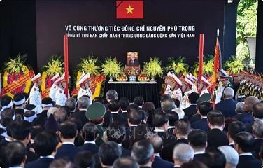 Thank-you message of State Funeral Board, family of General Secretary Nguyen Phu Trong Thank-you message of State Funeral Board, family of General Secretary Nguyen Phu Trong