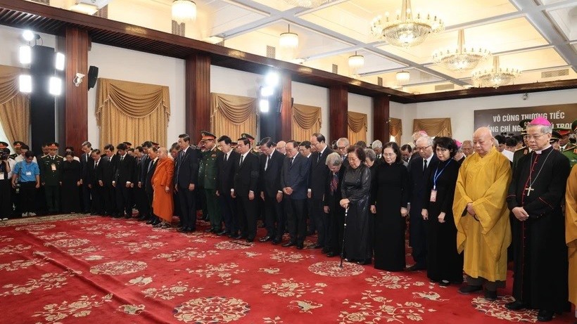 Over 5,600 delegations pay final respects to Party General Secretary Nguyen Phu Trong