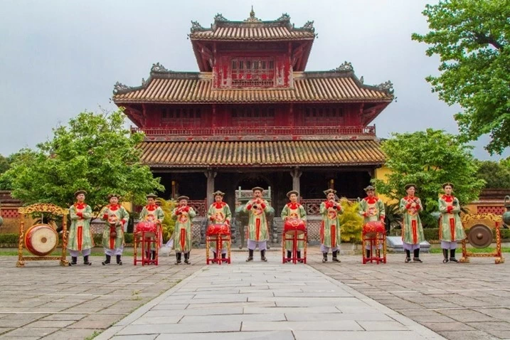 Nhã nhạc cung đình (Court music) (Photo: The Citadel of Hue Conservation Center) Nhã nhạc cung đình (Court music) (Photo: The Citadel of Hue Conservation Center)