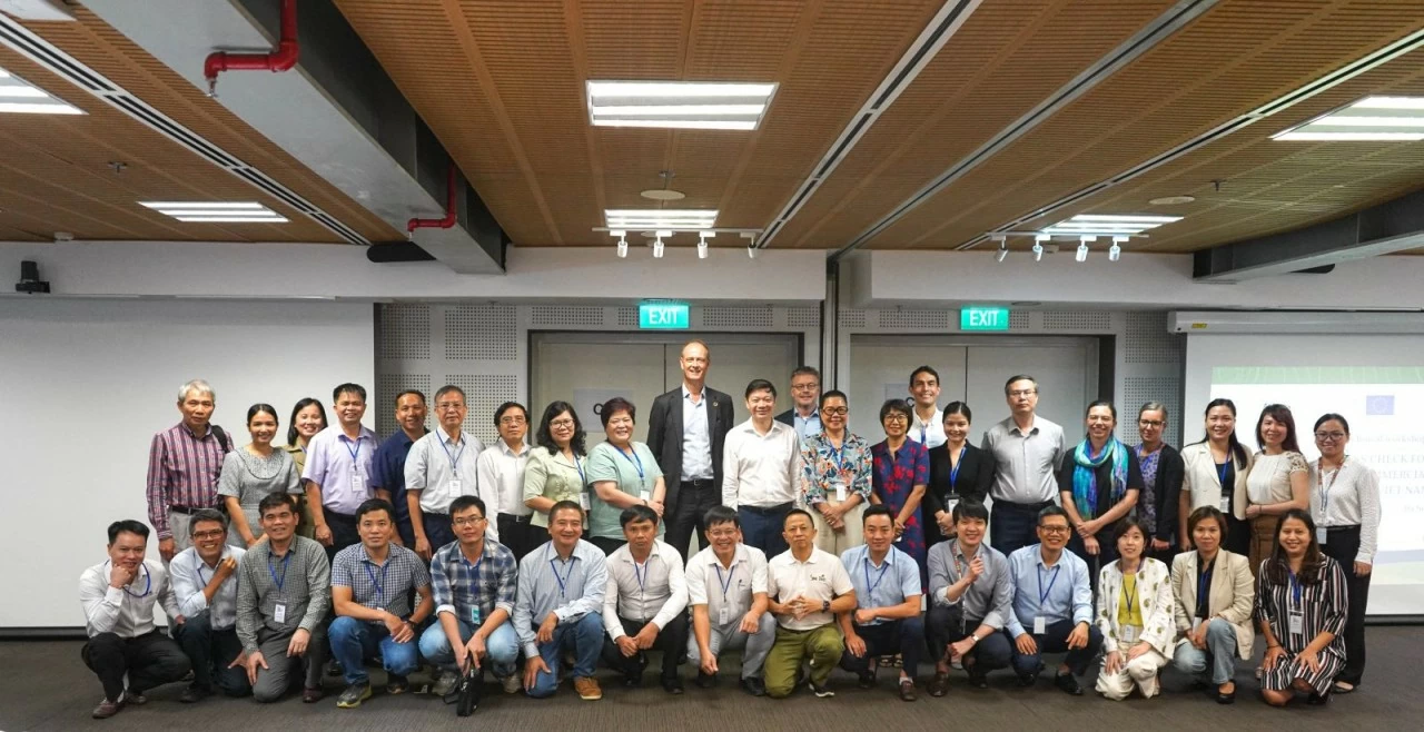 Hội thảo rà soát mức độ sẵn sàng thực hiện quy định về chống phá rừng của Liên minh châu Âu (gọi tắt là EUDR) cho ngành cà phê và gỗ ở Việt Nam, ngày 30/7/2024. (Nguồn: UNDP) Hội thảo rà soát mức độ sẵn sàng thực hiện quy định về chống phá rừng của Liên minh châu Âu (gọi tắt là EUDR) cho ngành cà phê và gỗ ở Việt Nam, ngày 30/7/2024. (Nguồn: UNDP)