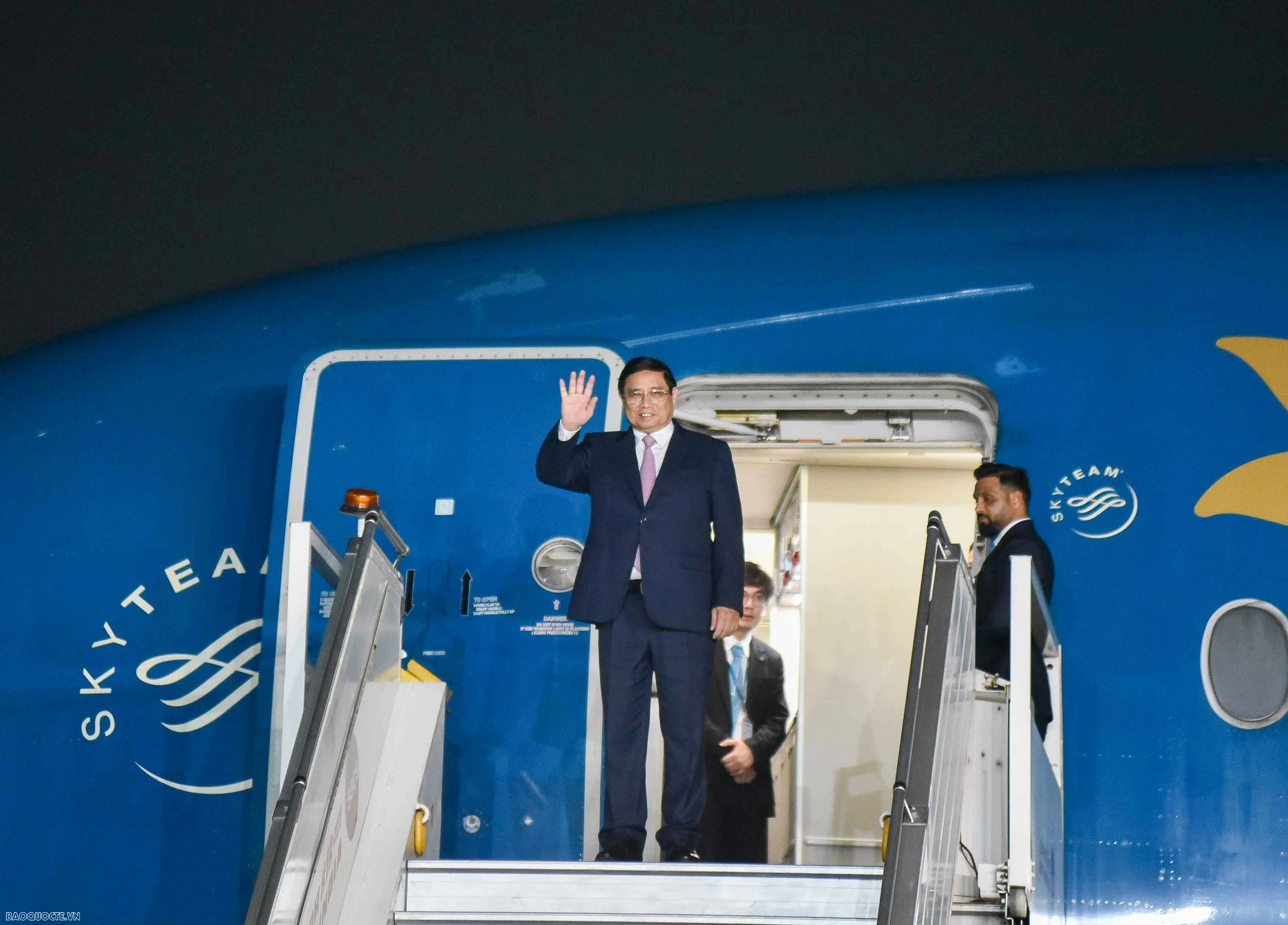 PM Pham Minh Chinh arrives in New Delhi, beginning State visit PM Pham Minh Chinh arrives in New Delhi, beginning State visit