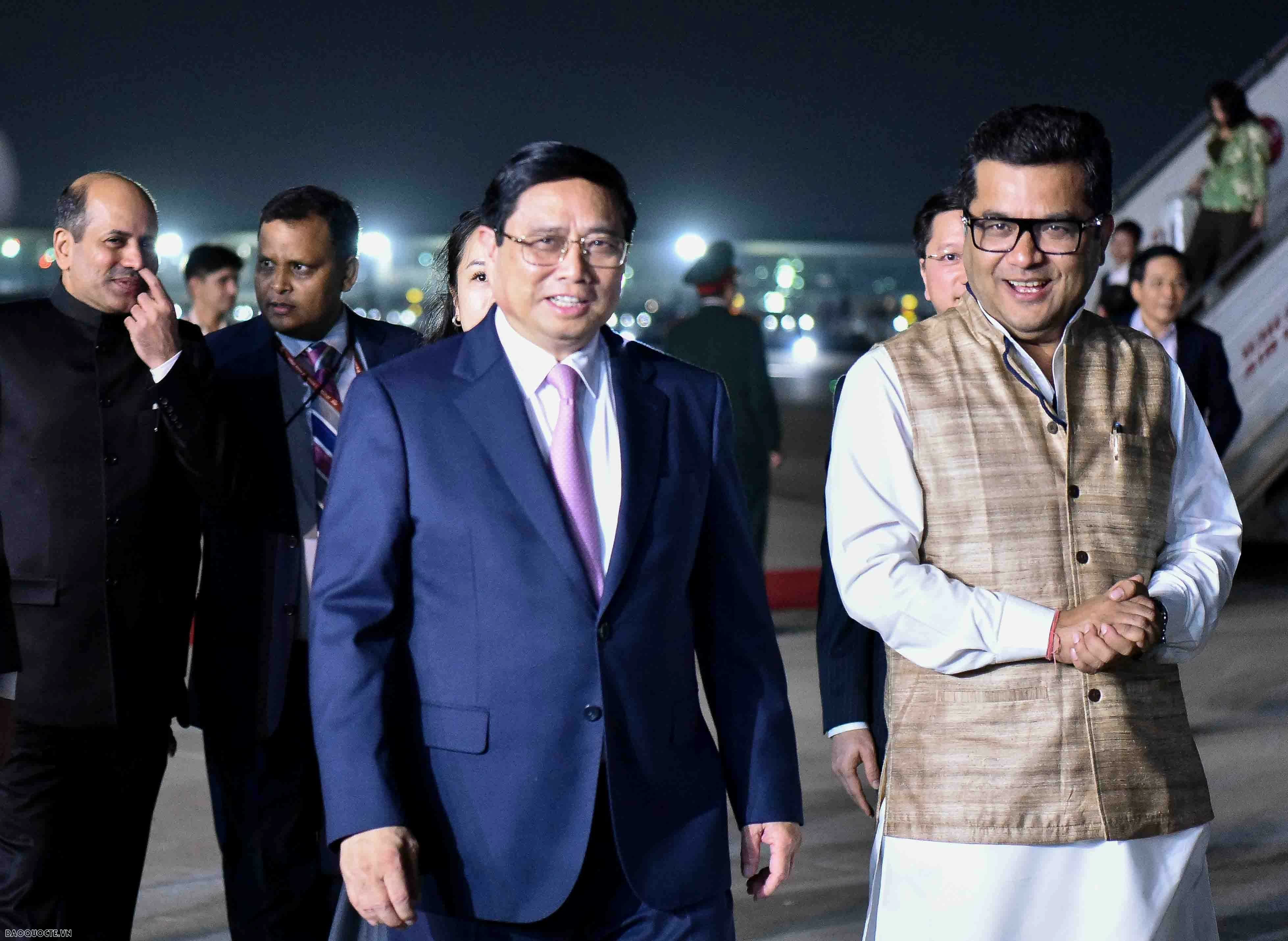 PM Pham Minh Chinh arrives in New Delhi, beginning State visit PM Pham Minh Chinh arrives in New Delhi, beginning State visit